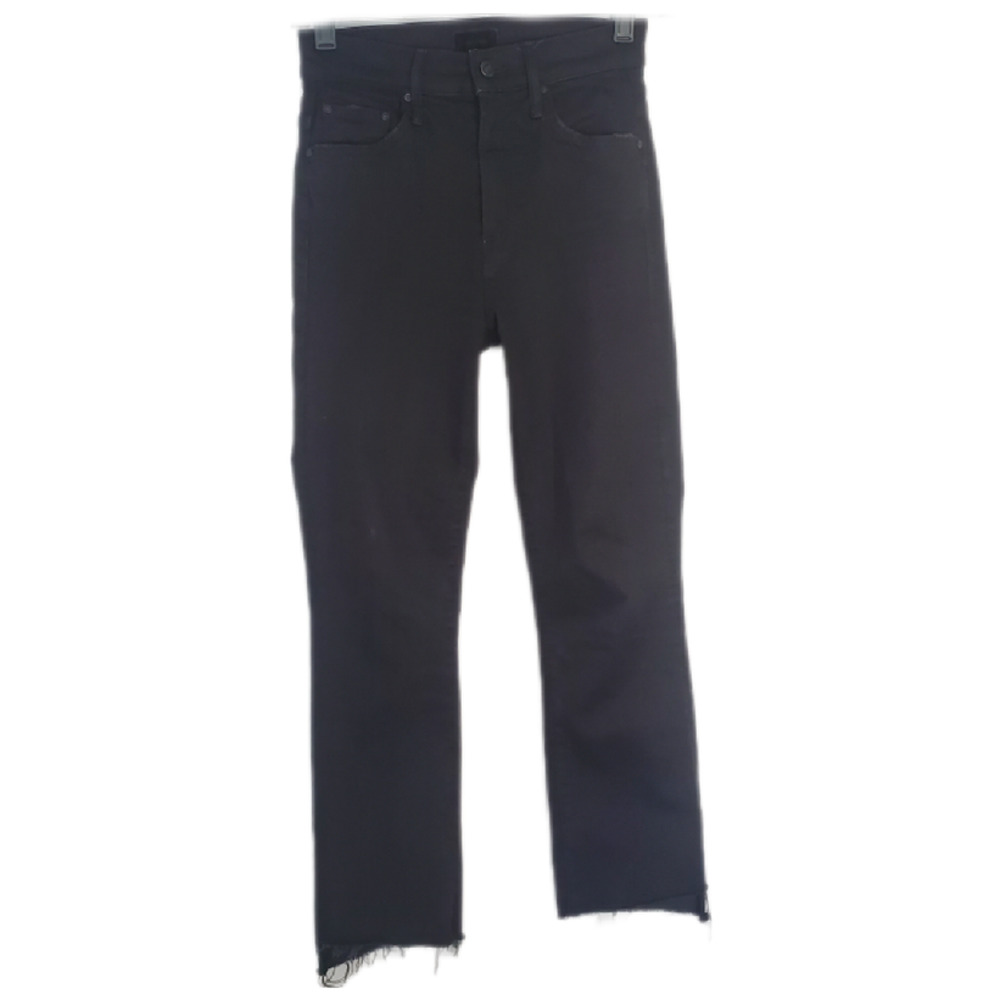 MOTHER | Revolve not guilty/black insider crop step fray sz 24 $205